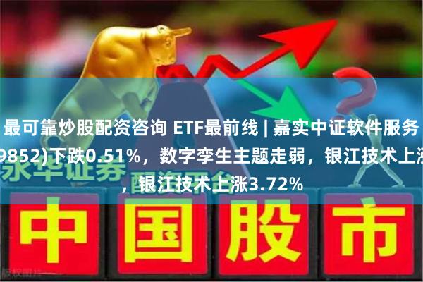 最可靠炒股配资咨询 ETF最前线 | 嘉实中证软件服务ETF(159852)下跌0.51%，数字孪生主题走弱，银江技术上涨3.72%