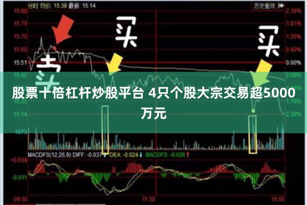 股票十倍杠杆炒股平台 4只个股大宗交易超5000万元