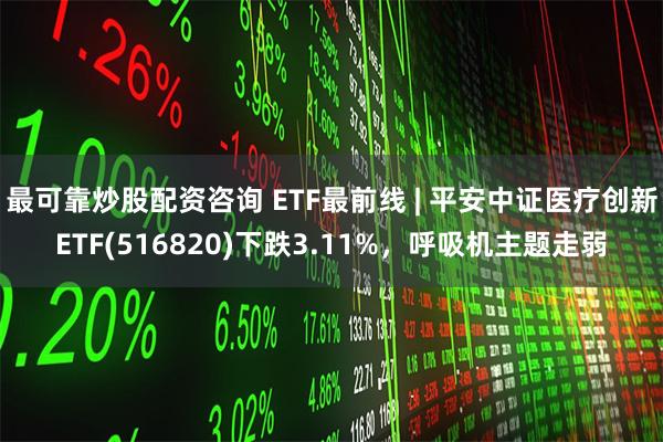 最可靠炒股配资咨询 ETF最前线 | 平安中证医疗创新ETF(516820)下跌3.11%，呼吸机主题走弱