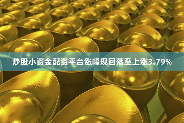 炒股小资金配资平台涨幅现回落至上涨3.79%